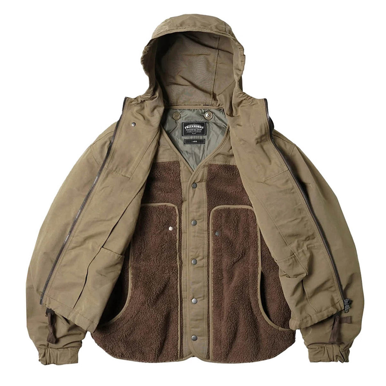 Frizmworks Smock Hooded Parka Tan - The Sporting Lodge