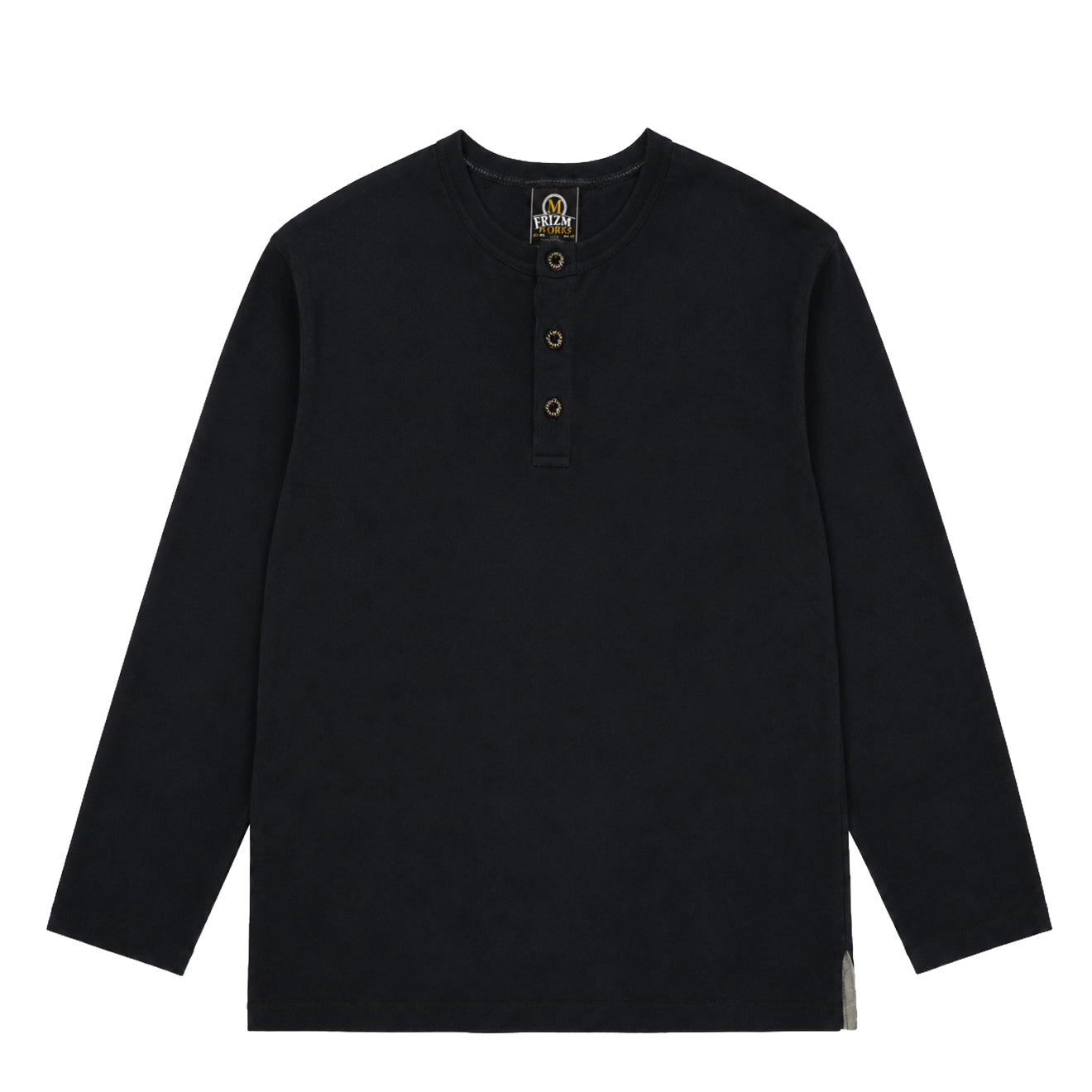 Frizmworks Solid Henley Neck L/S Tee Navy