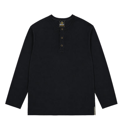 Frizmworks Solid Henley Neck L/S Tee Navy