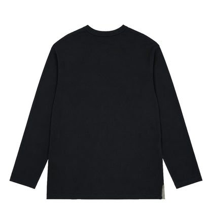 Frizmworks Solid Henley Neck L/S Tee Navy