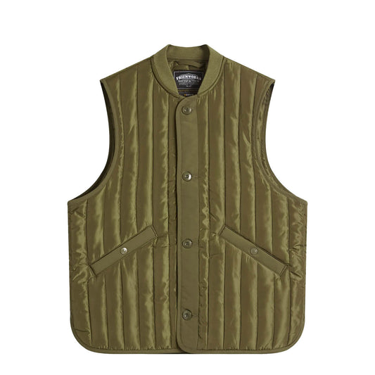 Frizmworks Stripe Quilted Mil Liner Vest Olive - The Sporting Lodge