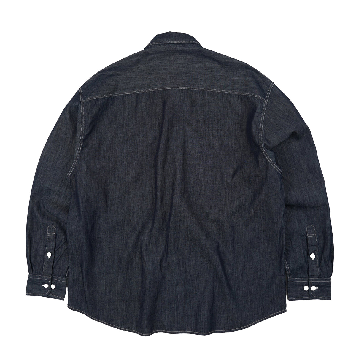 Frizmworks Utility Flap Pocket Denim Work Shirt Indigo