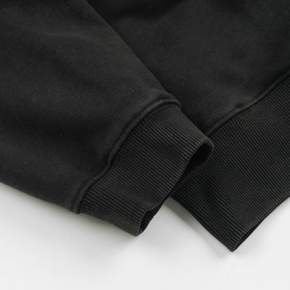 Frizmworks Vintage Dyeing Half Zip Sweat Vintage Black