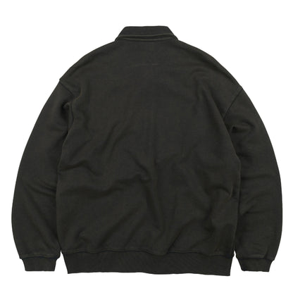 Frizmworks Vintage Dyeing Half Zip Sweat Vintage Black