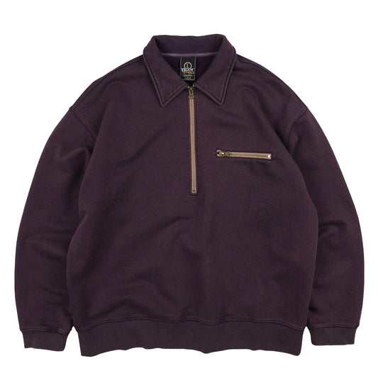 Frizmworks Vintage Dyeing Half Zip Sweat Vintage Purple