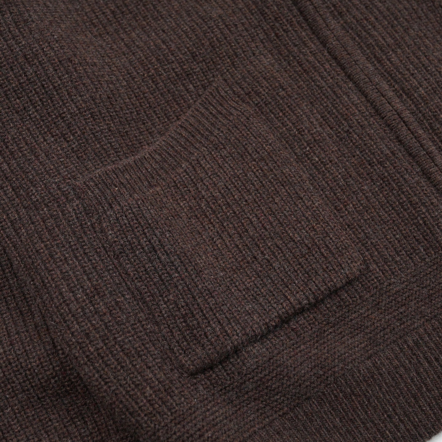 Frizmworks Wool Deck Zipup Cardigan Choco Brown