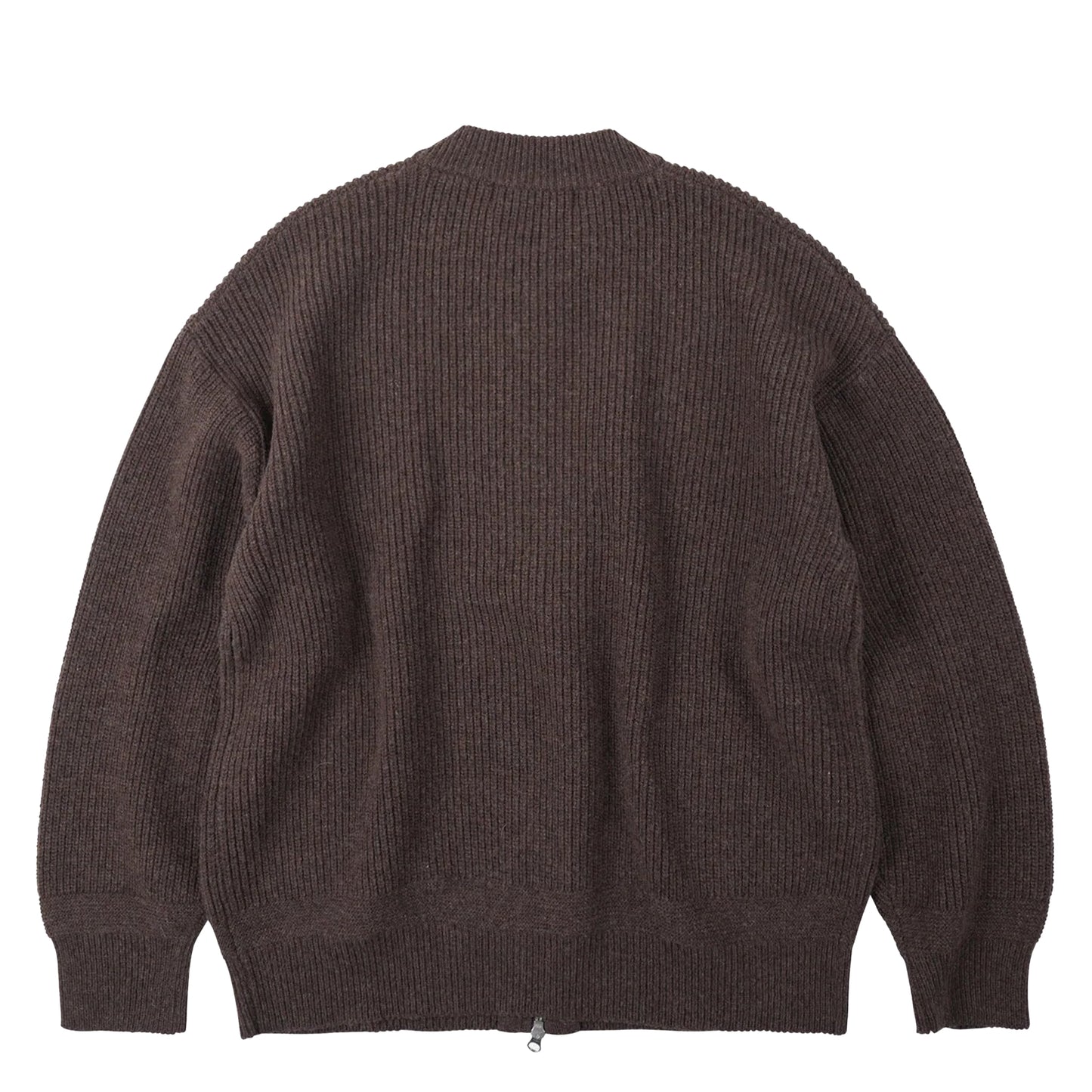 Frizmworks Wool Deck Zipup Cardigan Choco Brown