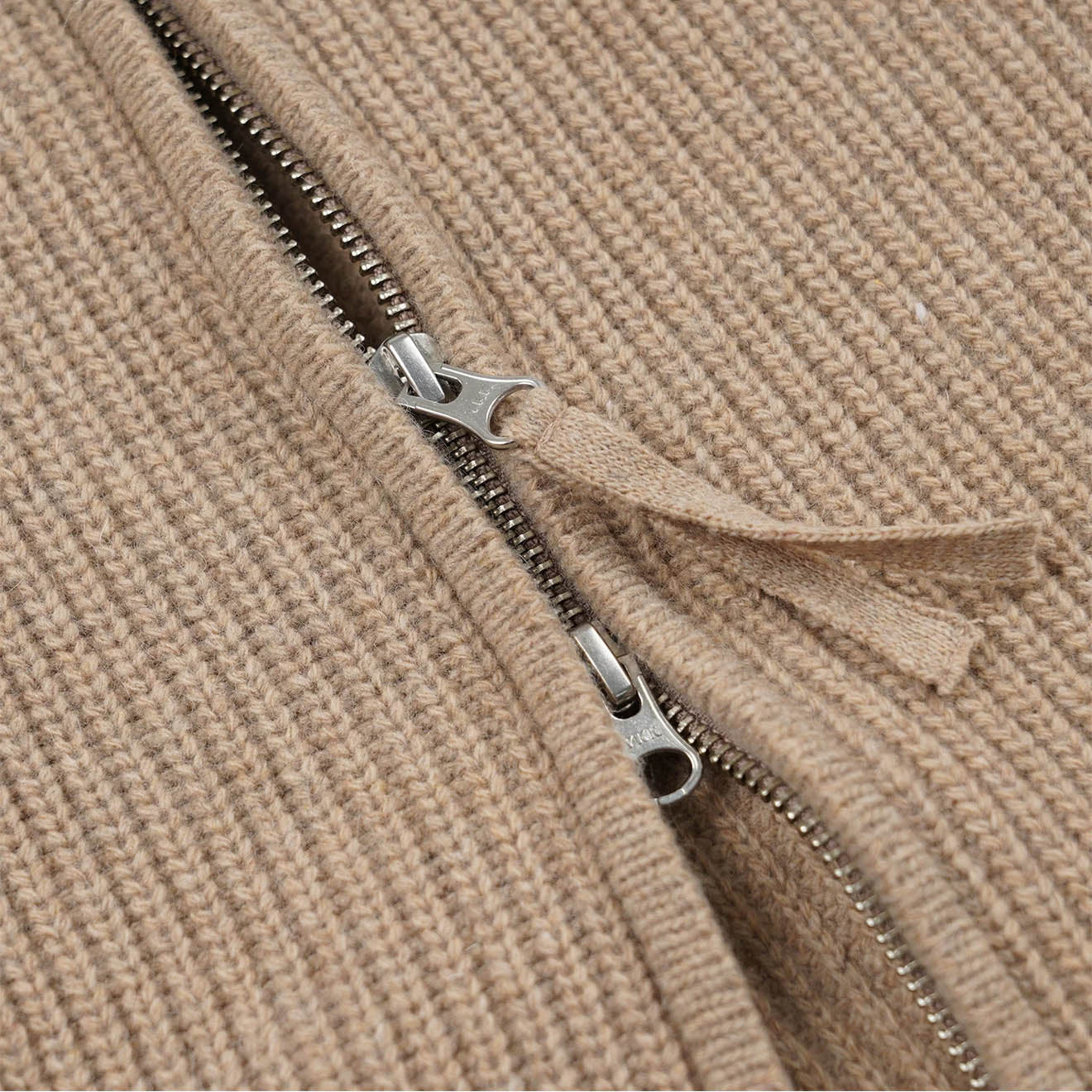 Frizmworks Wool Deck Zipup Cardigan Oatmeal