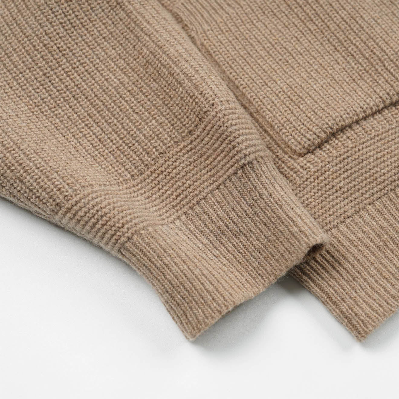 Frizmworks Wool Deck Zipup Cardigan Oatmeal