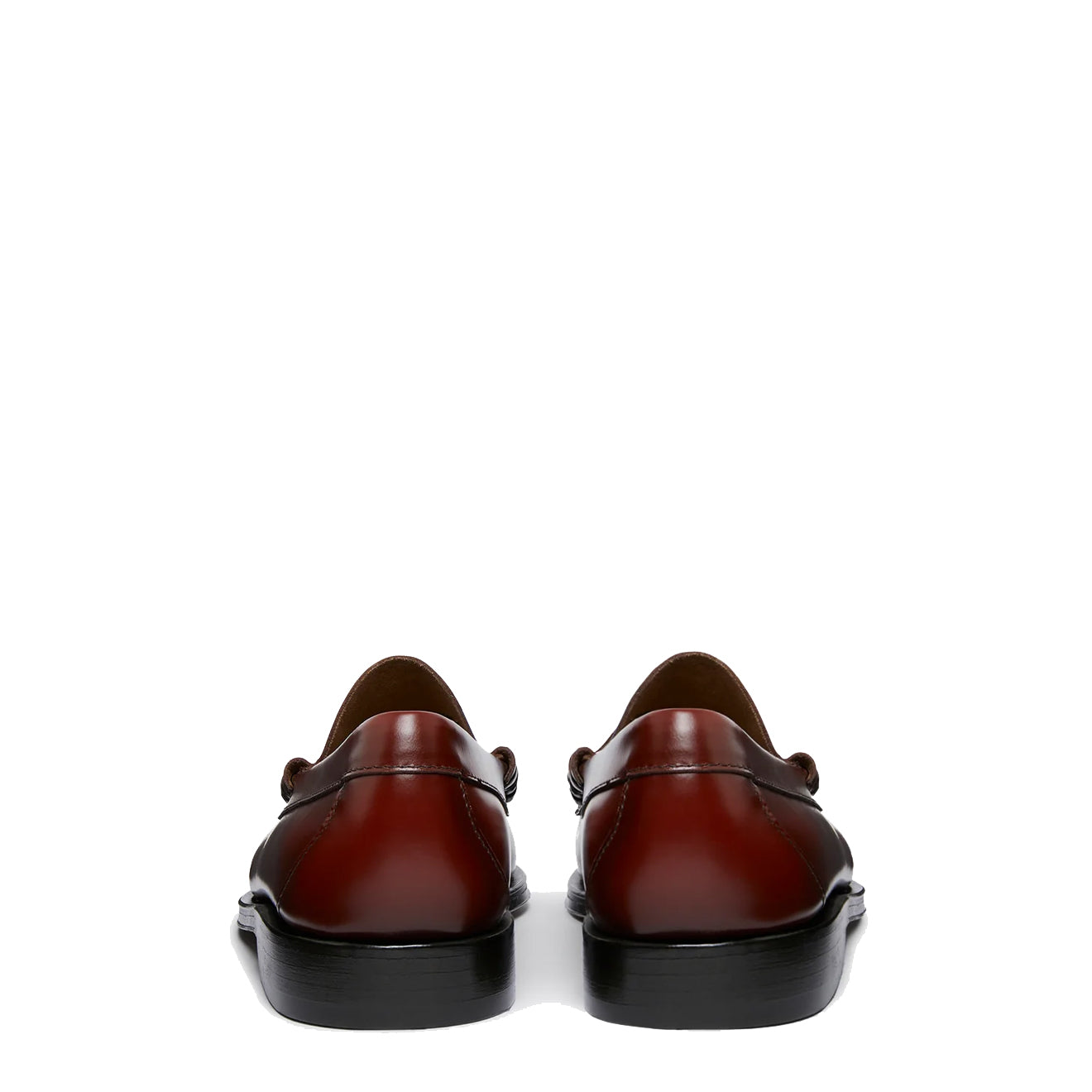 G.H.Bass Weejuns Larson Penny Loafers Smoke Paprika Leather - The Sporting Lodge