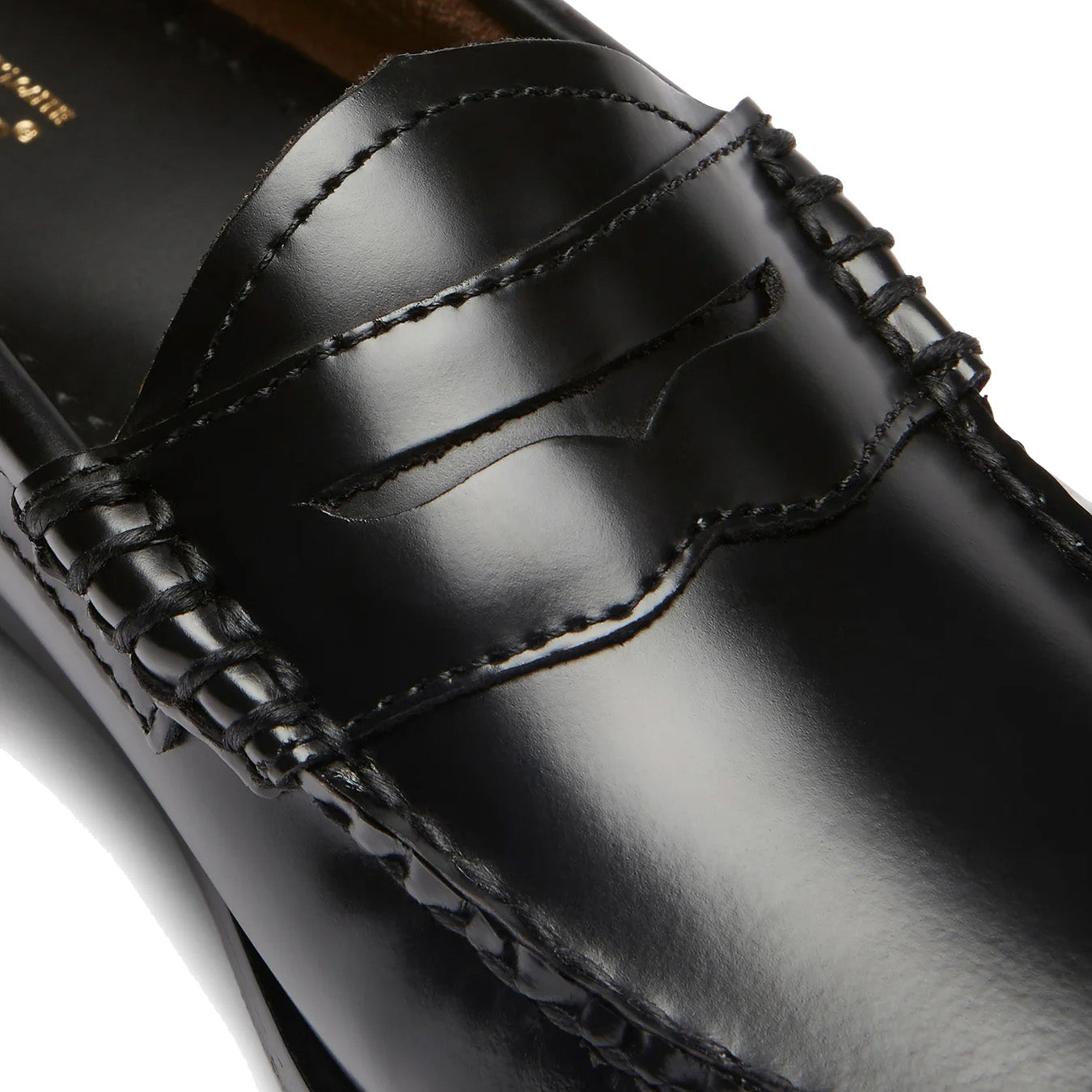 G.H.Bass Womens Bass Weejun Penny Loafer Black Leather - The Sporting Lodge