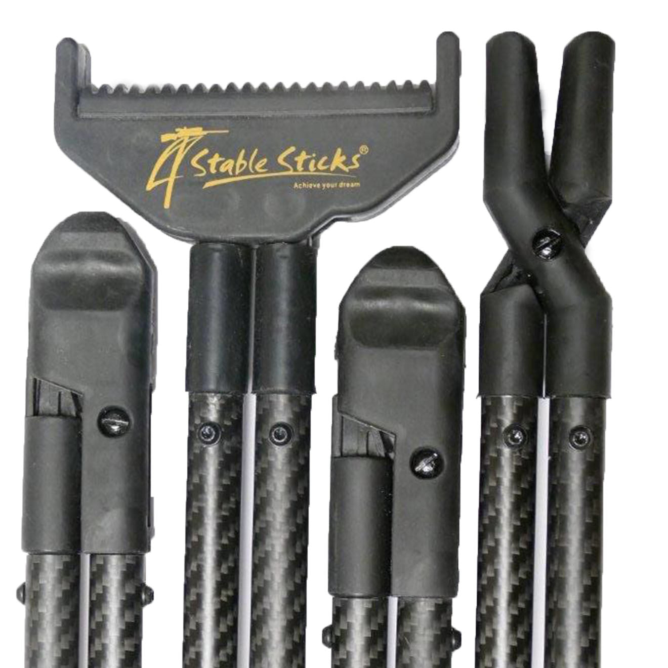 GMK Ultimate Carbon Shooting Sticks Black - The Sporting Lodge