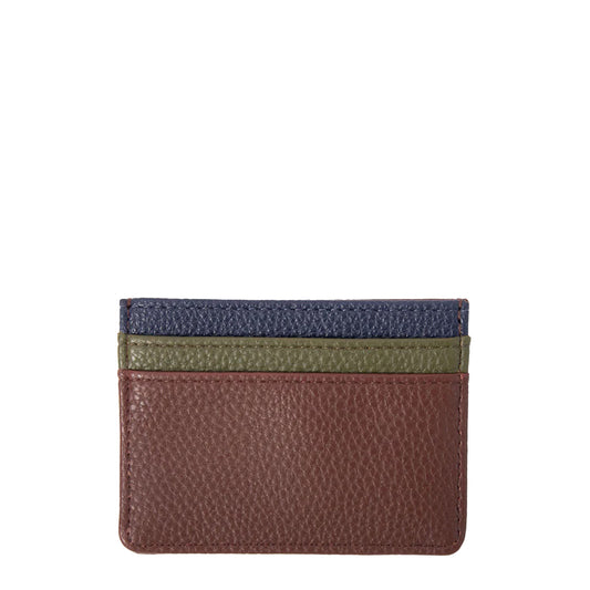Caroline Gardner Card Holder Blue / Green / Brown