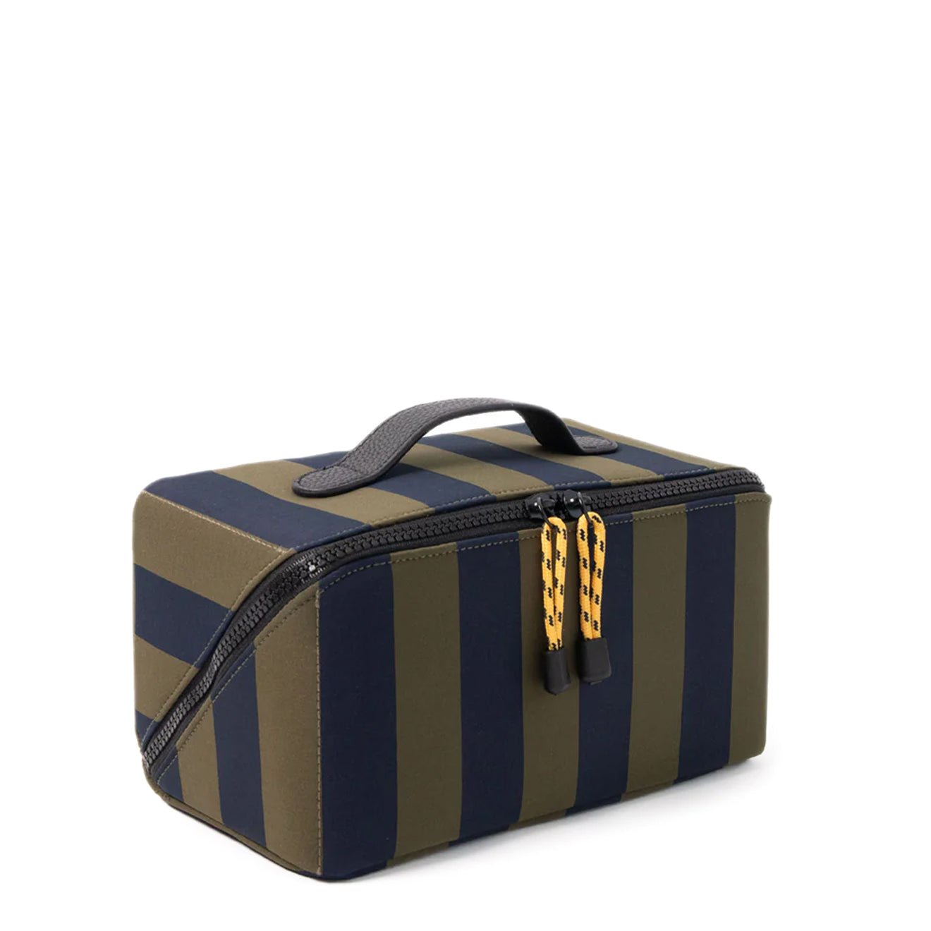 Caroline Gardner Diaganol Washbag Blue / Green Stripe