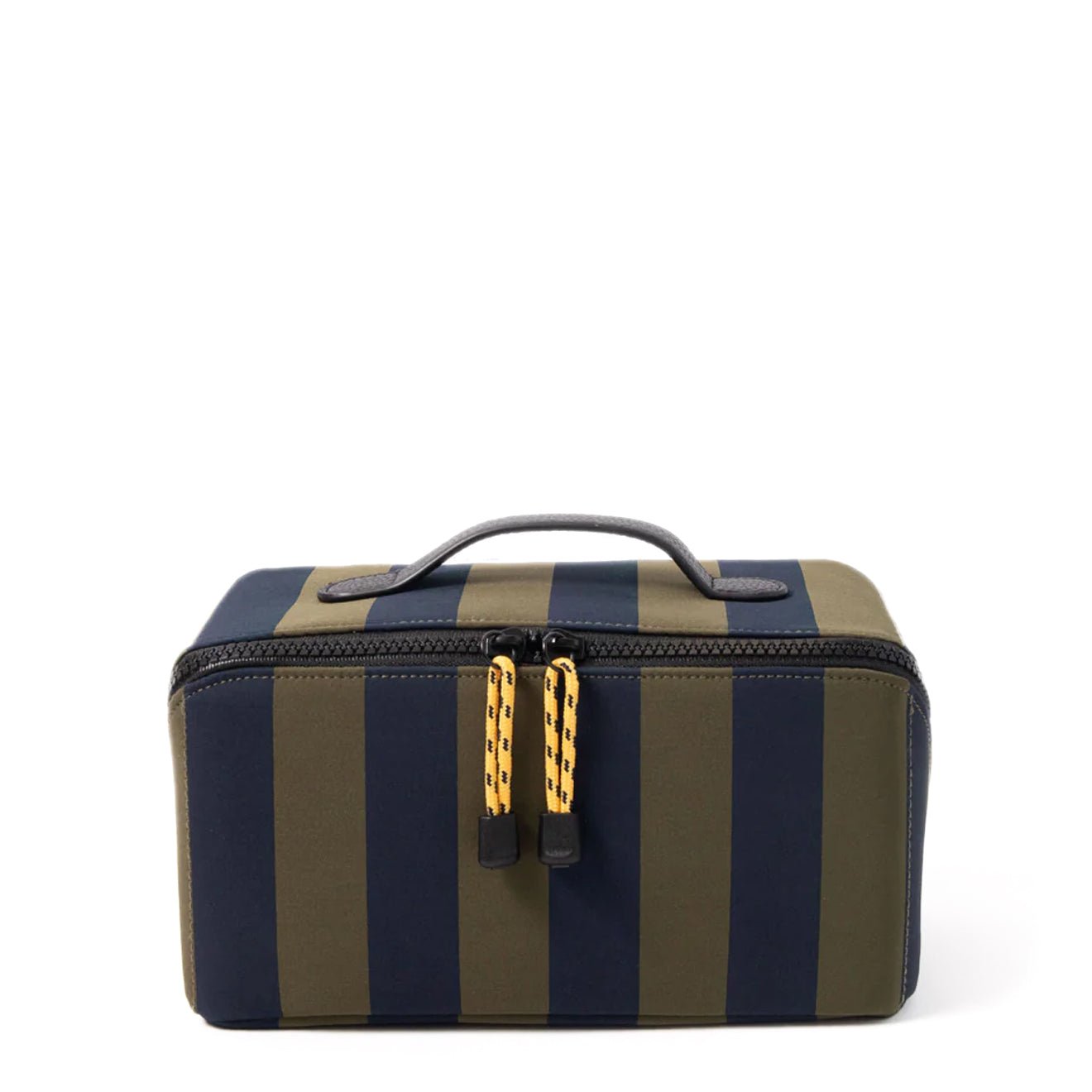 Caroline Gardner Diaganol Washbag Blue / Green Stripe