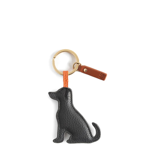 Caroline Gardner Labrador Keyring Brown