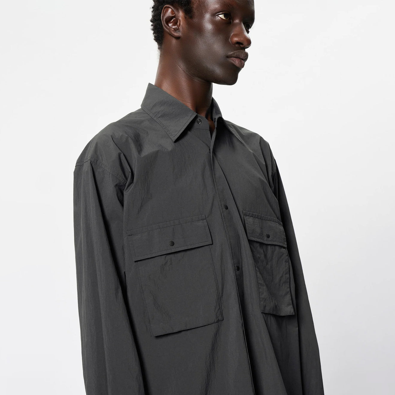 Goldwin Advanced Light Ventilation Shirt Ebony Gray