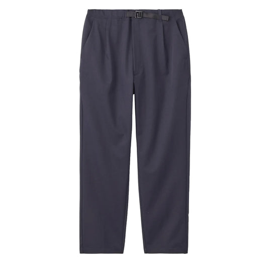 Goldwin One Tuck Tapered Stretch Pants Dark Navy