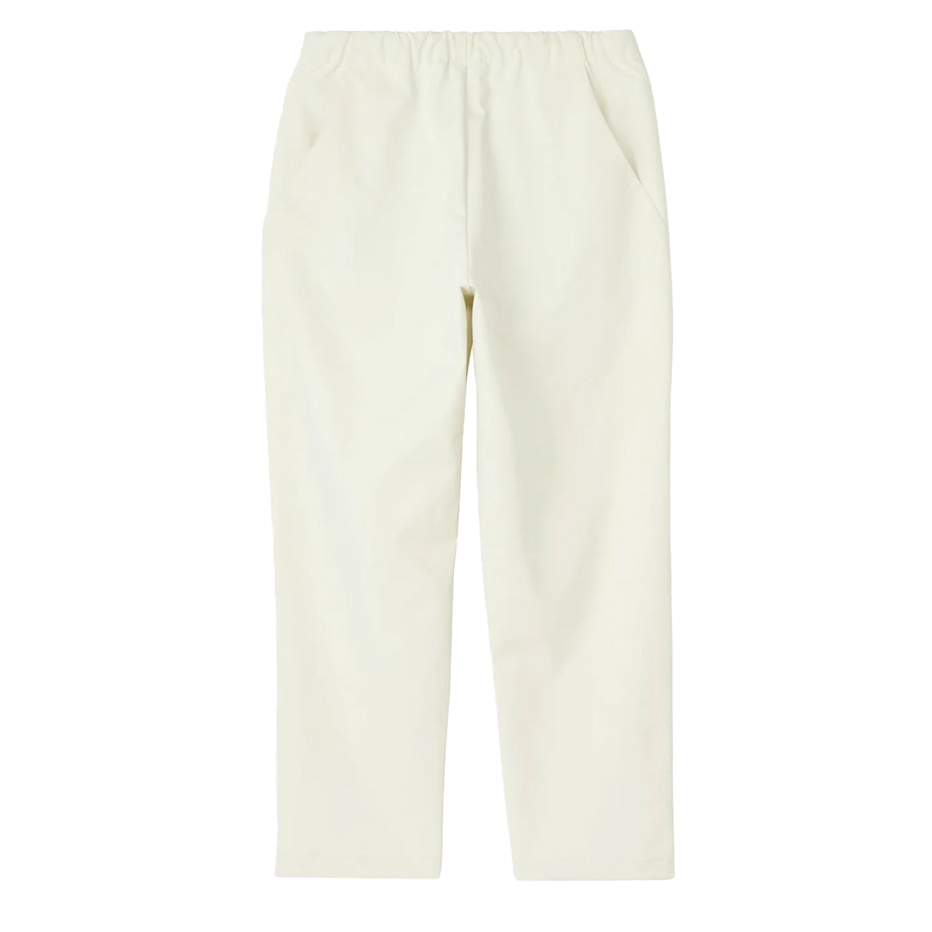 Goldwin One Tuck Tapered Stretch Pants Ivory
