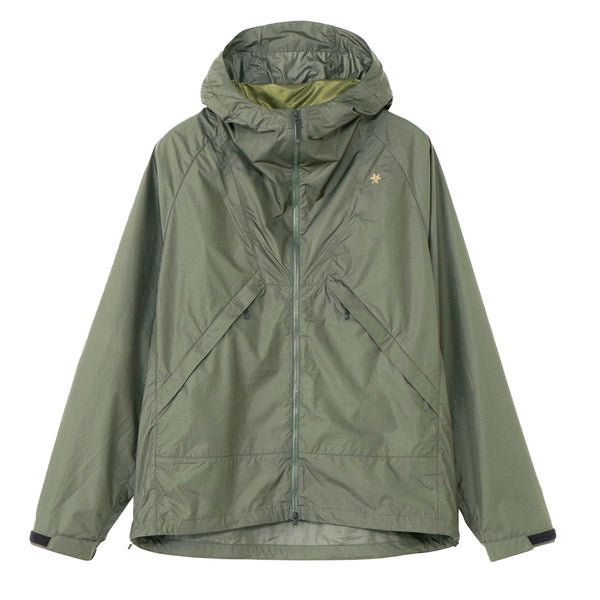 ぱんだ　Goldwin Rip-stop Hooded Jacket M Goldwin Men's Ripstop Hooded Jacket in Olive Yellow Goldwin