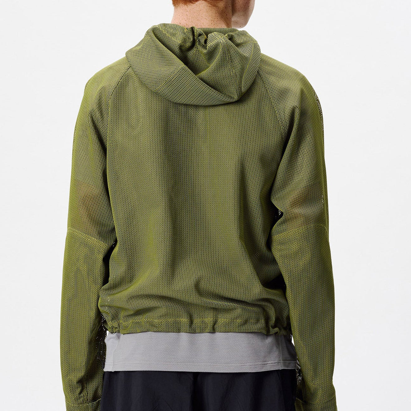 Goldwin Tonalith Mesh Hooded Jacket Black