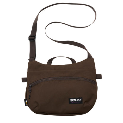 Gramicci Cordura Shoulder Bag Brown - The Sporting Lodge