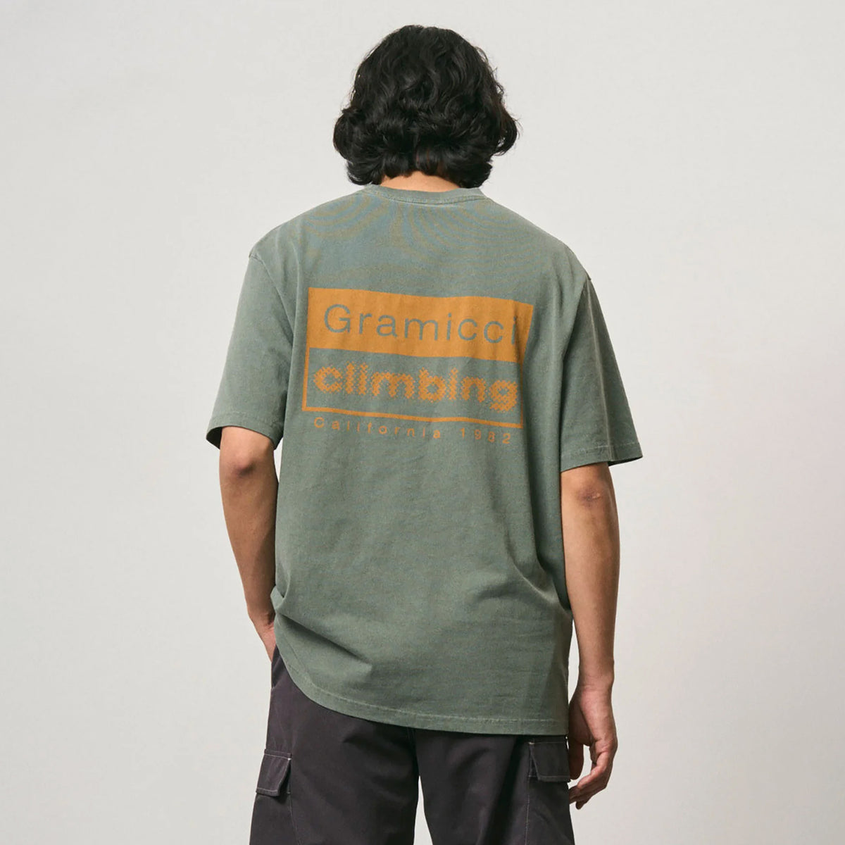 Gramicci G Climbing Tee Pigment Dyed Sage Pigment