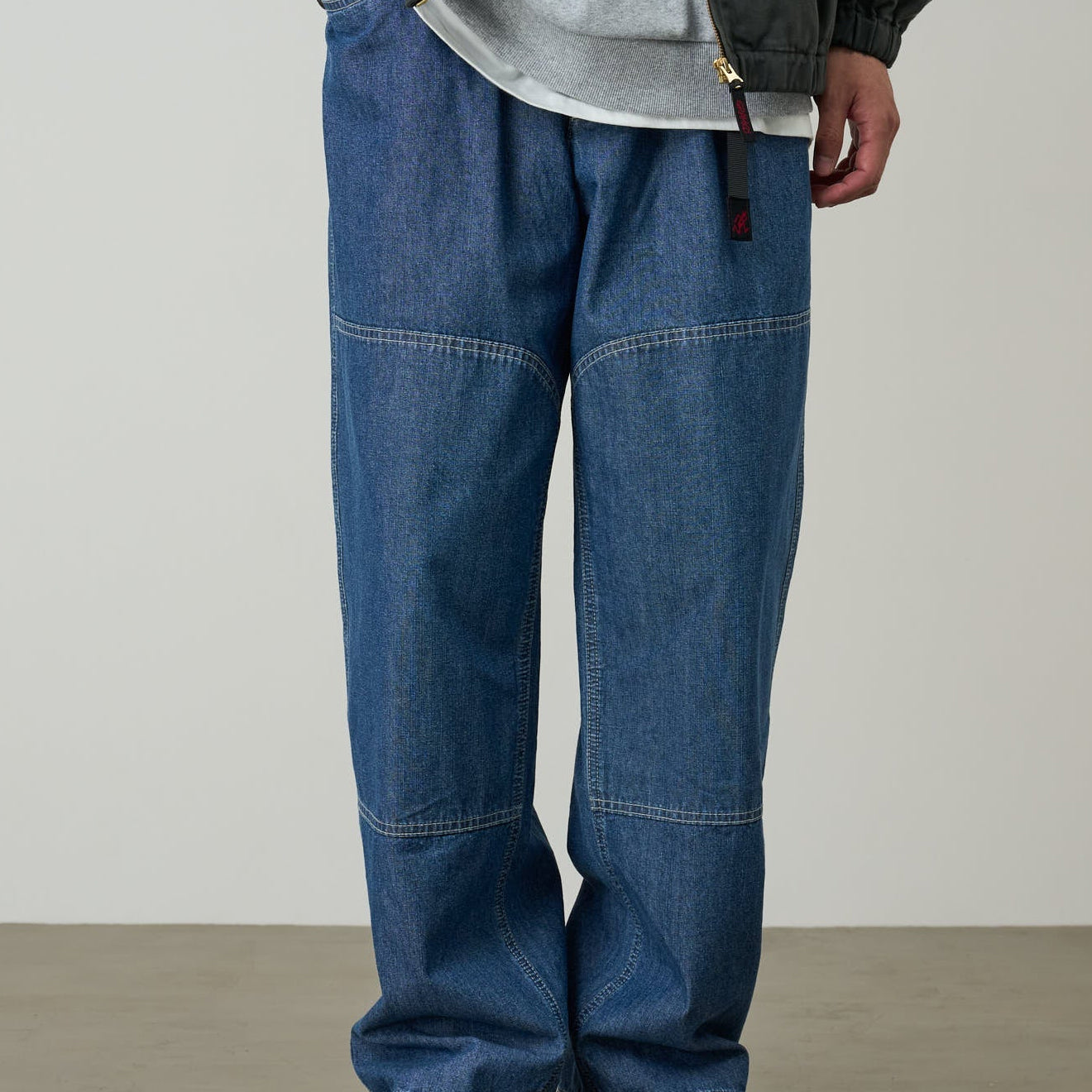 Gramicci Japanese Chambray Double Knee Blue