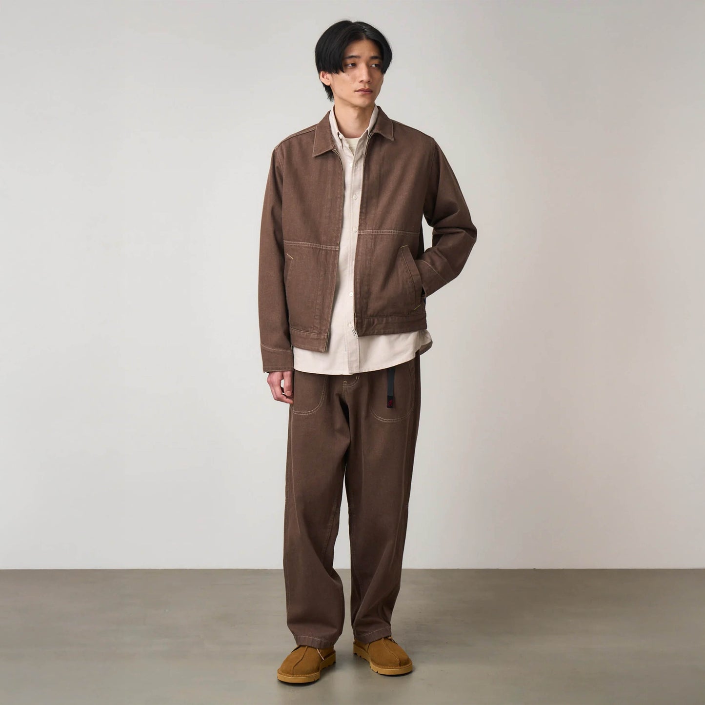 Gramicci Japanese Slub Denim Jacket Amber - The Sporting Lodge