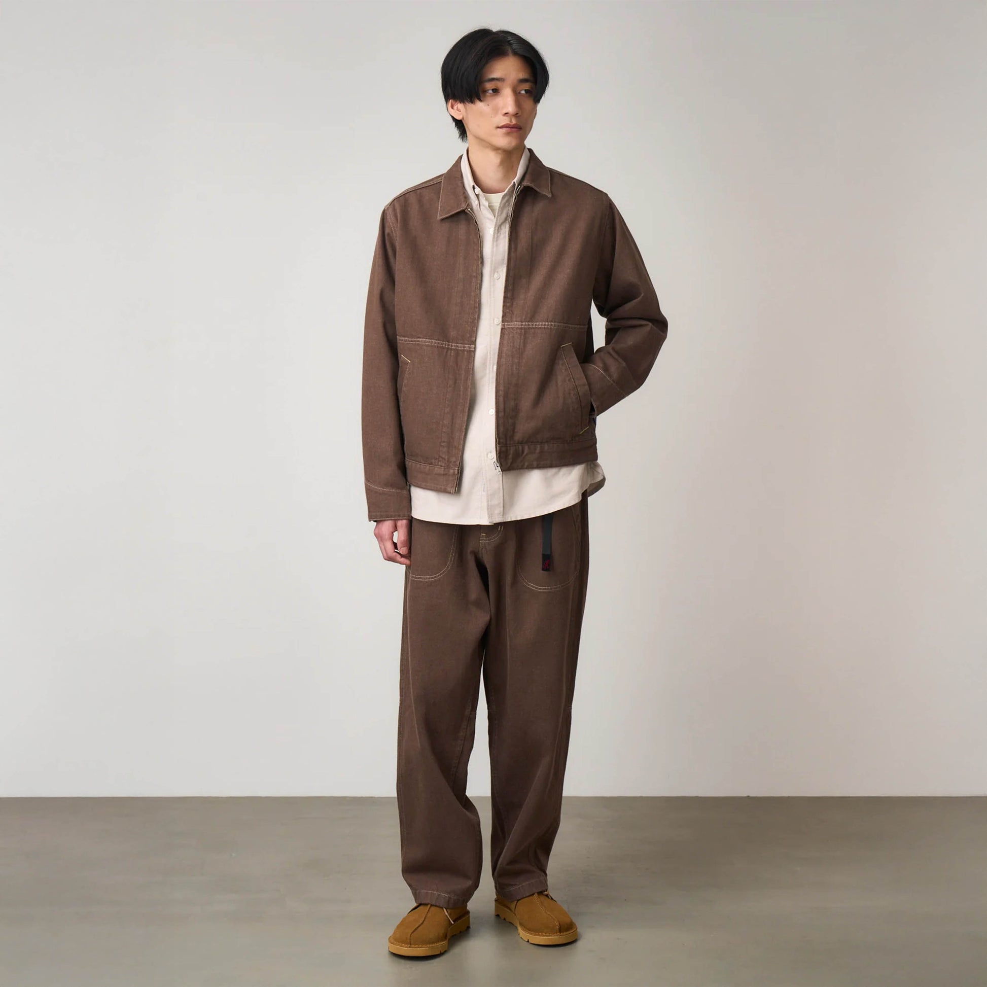 Gramicci Japanese Slub Denim Jacket Amber - The Sporting Lodge
