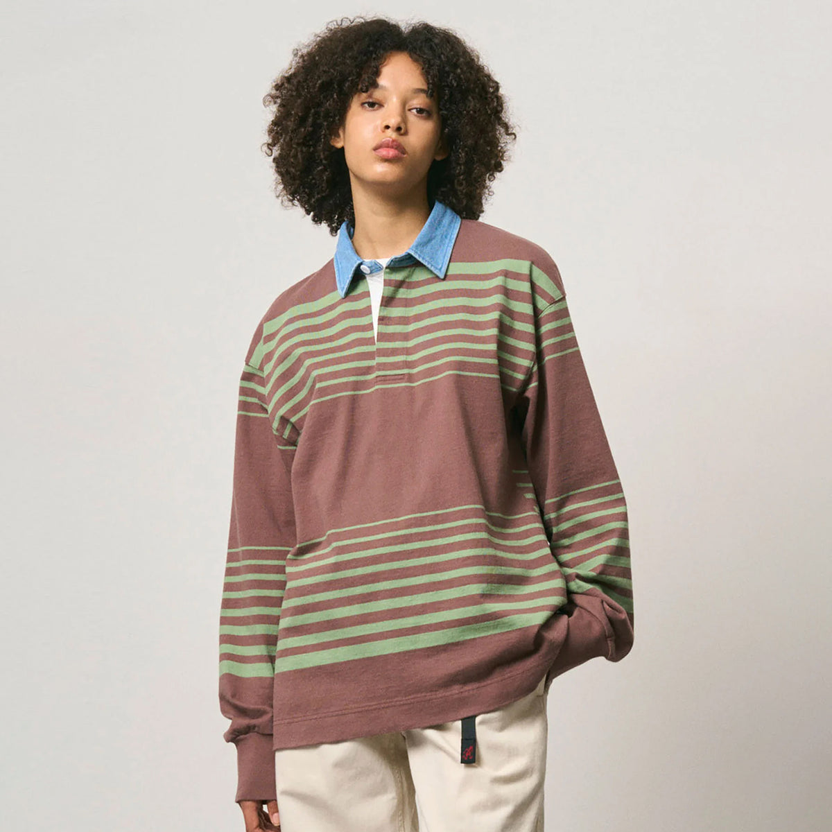 Gramicci Langdon Rugby Shirt Peppercorn