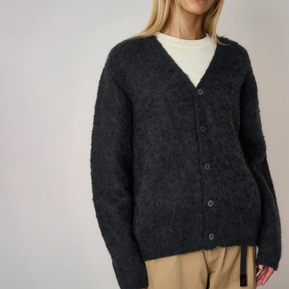 Gramicci Mohair Cardigan Charcoal