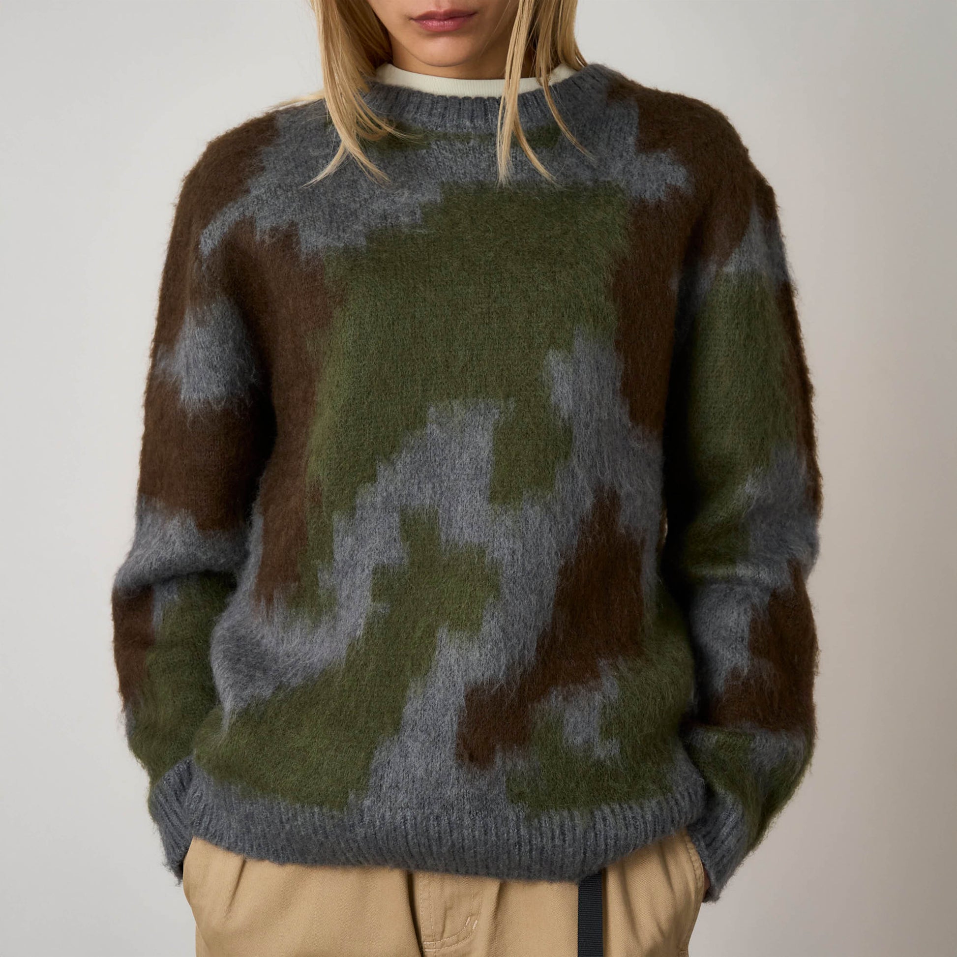 Gramicci Mohair Sweater Jungle Digi Camo - The Sporting Lodge