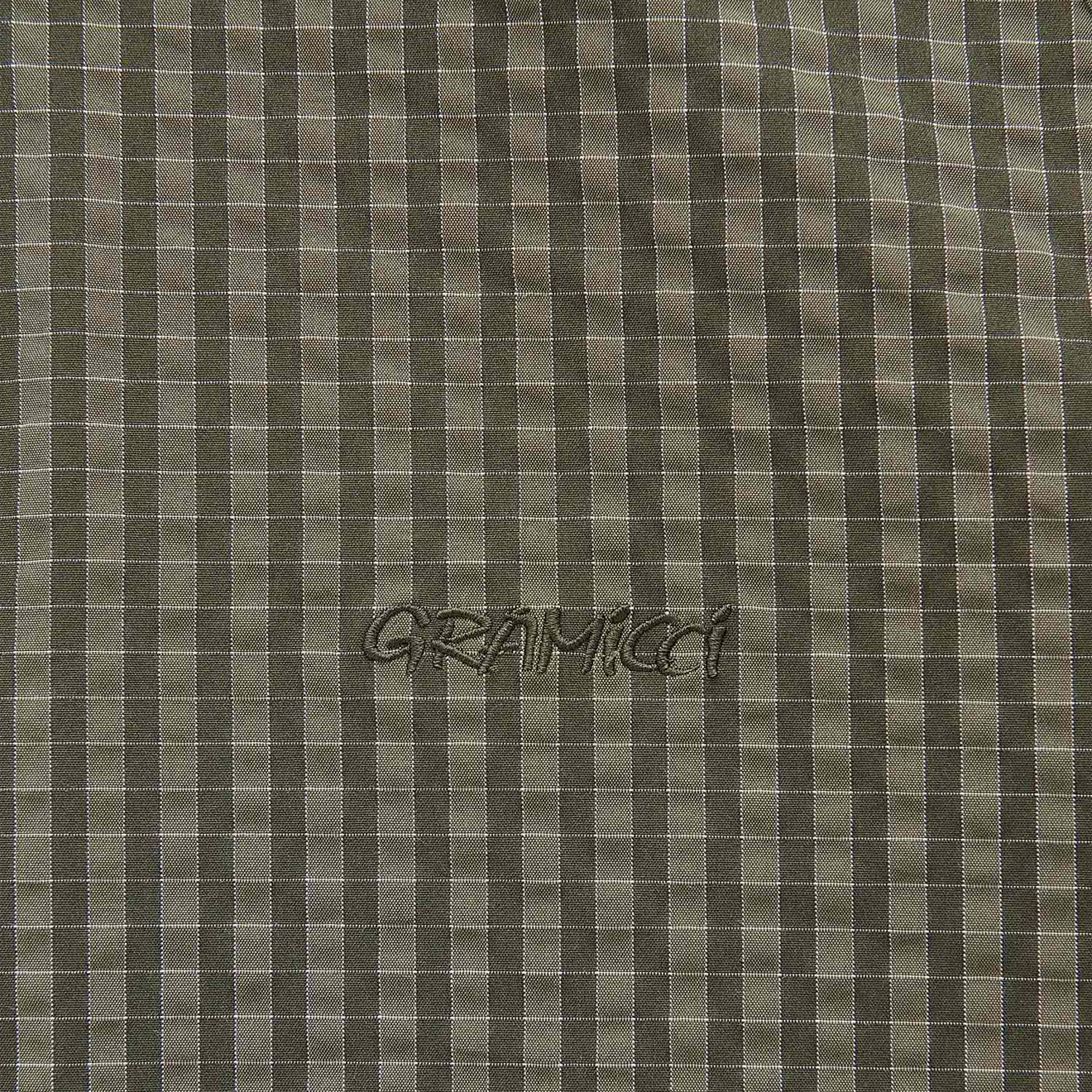 Gramicci Northside Plaid Hooded Jacket Olive