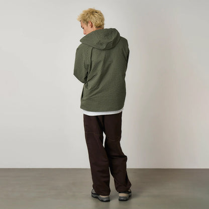 Gramicci Northside Plaid Hooded Jacket Olive