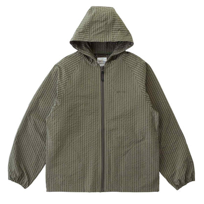 Gramicci Northside Plaid Hooded Jacket Olive
