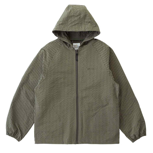 Gramicci Northside Plaid Hooded Jacket Olive