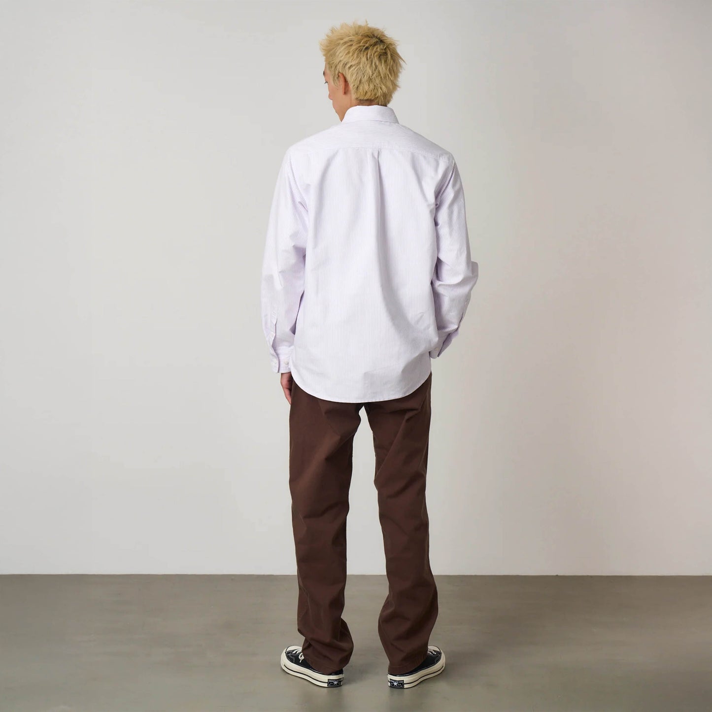 Gramicci Oxford Button Down Stance Shirt Iris Stripe