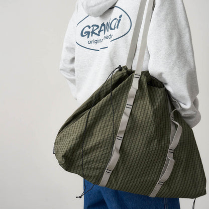 Gramicci Plaid Climbing Tote Olive