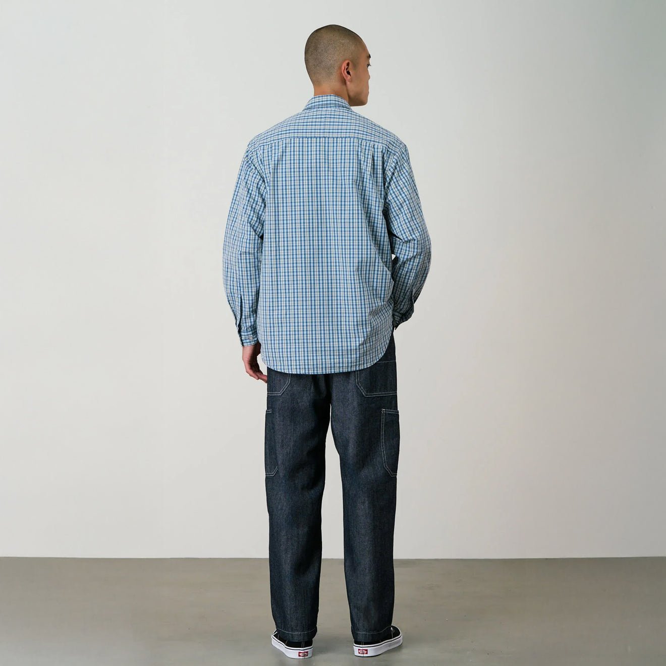 Gramicci Poplin Millwood Shirt Blue