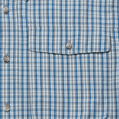 Gramicci Poplin Millwood Shirt Blue