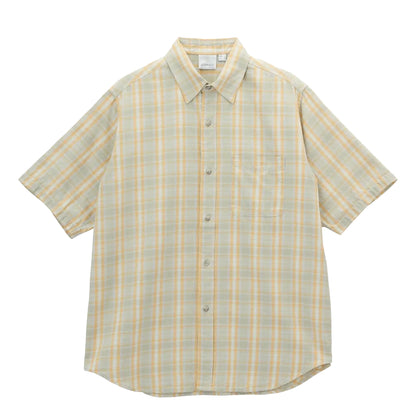 Gramicci S/S Checkered Ombre Shirt Mustard