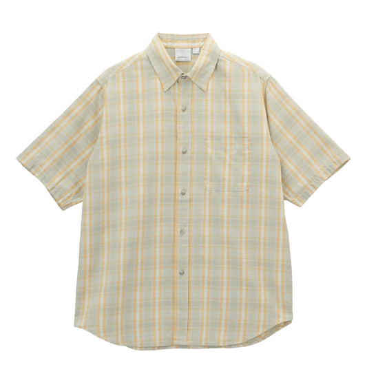 Gramicci S/S Checkered Ombre Shirt Mustard