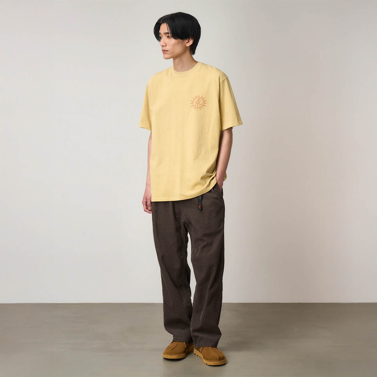 Gramicci Sun Tee Mustard Pigment