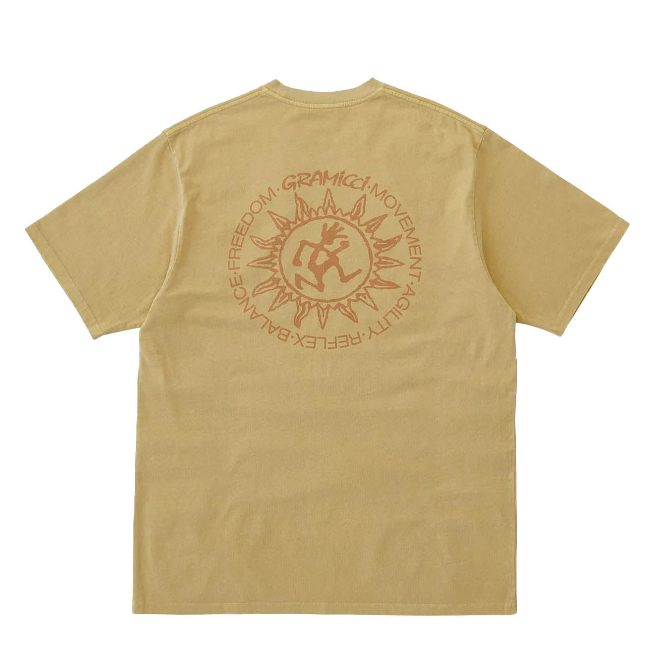 Gramicci Sun Tee Mustard Pigment