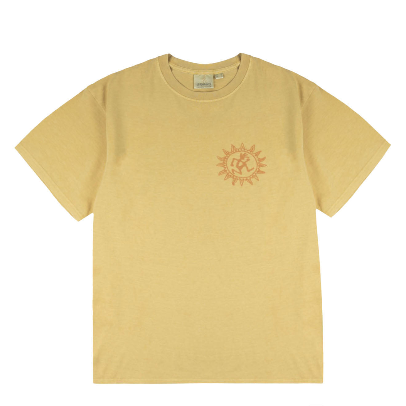 Gramicci Sun Tee Mustard Pigment - The Sporting Lodge