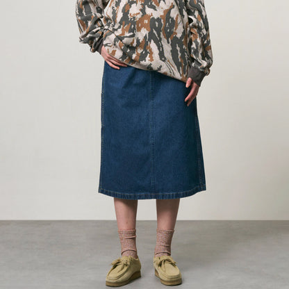 Gramicci Womens Denim Carpenter Skirt Stone