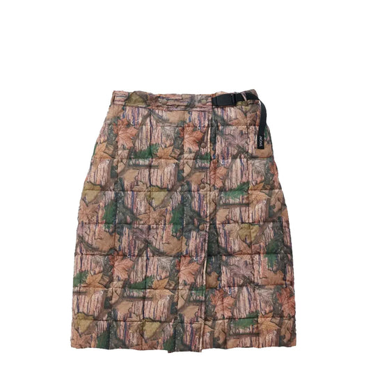 Gramicci Womens Down Skirt Leaf-Camo