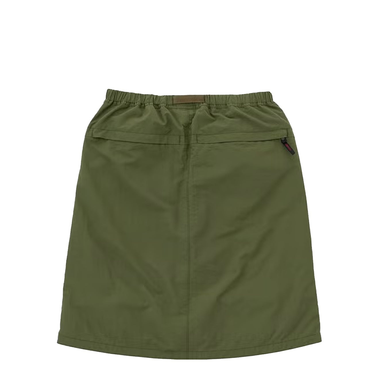 Gramicci Womens Nylon Packable Midi Skirt Olive