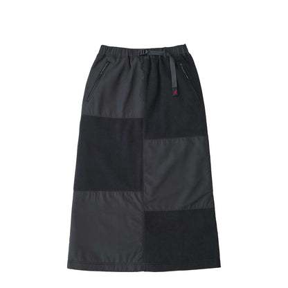 Gramicci Womens Thermal Fleece Patch Skirt Black